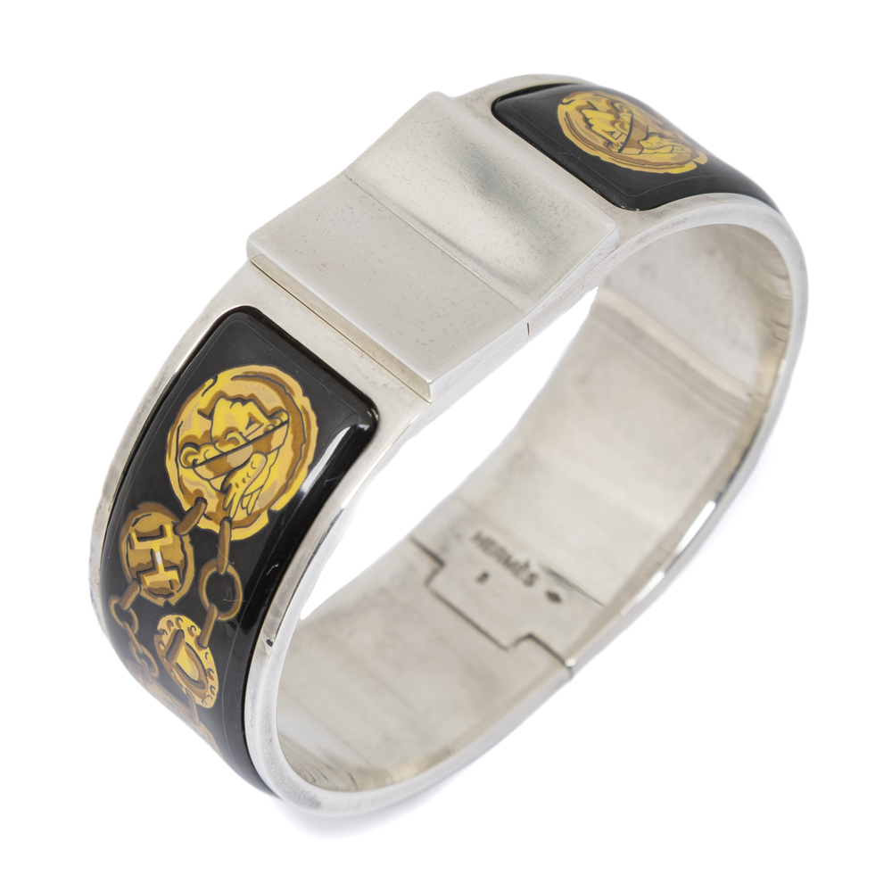 Hermes Loquet Enamel Bangle
